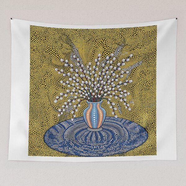 Item preview, Vase Of Pussy Willows designed and sold by Home Decor Art.