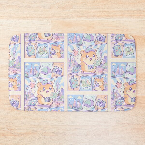 Item preview, Kawaii Hamster City Tourist designed and sold by Gift Phrase Studio.
