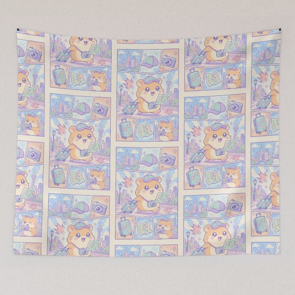 Item preview, Kawaii Hamster City Tourist designed and sold by Gift Phrase Studio.