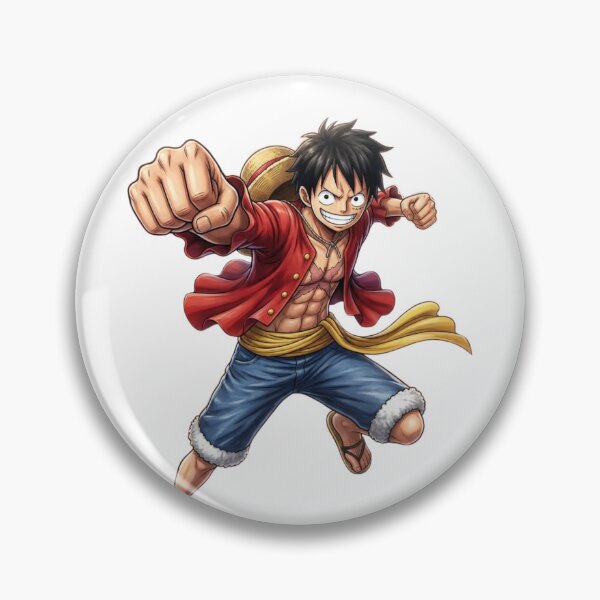 Item preview, Monkey D Luffy Fighting Pose designed and sold by nyxium-art.