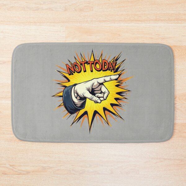 Item preview, Not Today Funny Pointing Finger Graphic With the Sarcastic Quote  designed and sold by MalwasBasket.