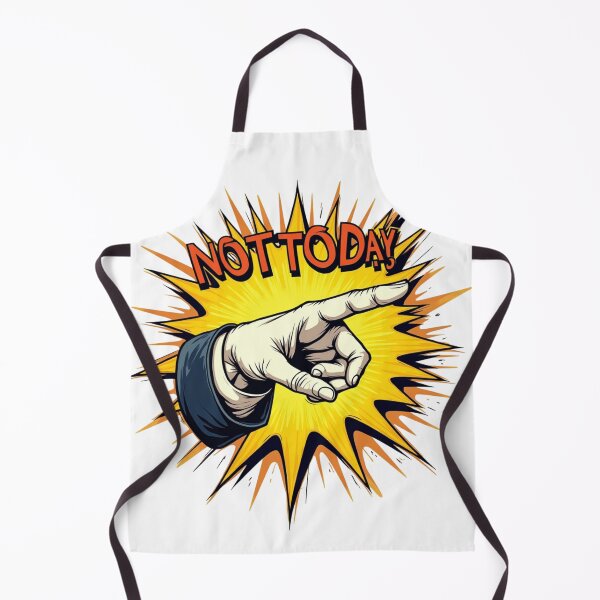Item preview, Not Today Funny Pointing Finger Graphic With the Sarcastic Quote designed and sold by MalwasBasket.