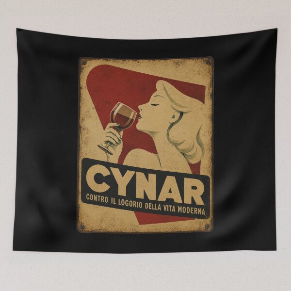Item preview, Vintage Cynar Poster - Italian designed and sold by GoodOldVintage.