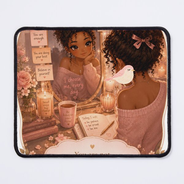 Item preview, Yo Self Love Affirmation | Healing Journey, Soft Girl Aesthetic & Mental Wellness Inspiration designed and sold by PrincSaraStudio.