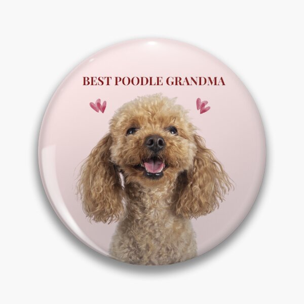 Item preview, Best Poodle Grandma Gift Funny Dog Print designed and sold by chaos-and-curls.