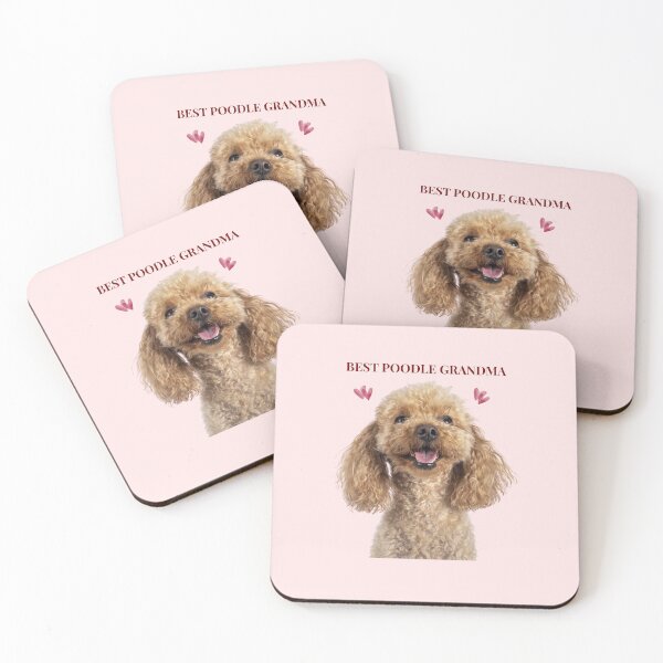 Item preview, Best Poodle Grandma Gift Funny Dog Print designed and sold by chaos-and-curls.
