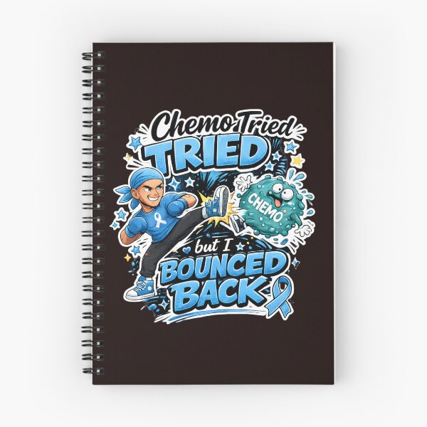 Item preview, Chemo Tried But I Bounced Back Funny Cancer Warrior Blue Ribbon Design designed and sold by WHDProduction45.