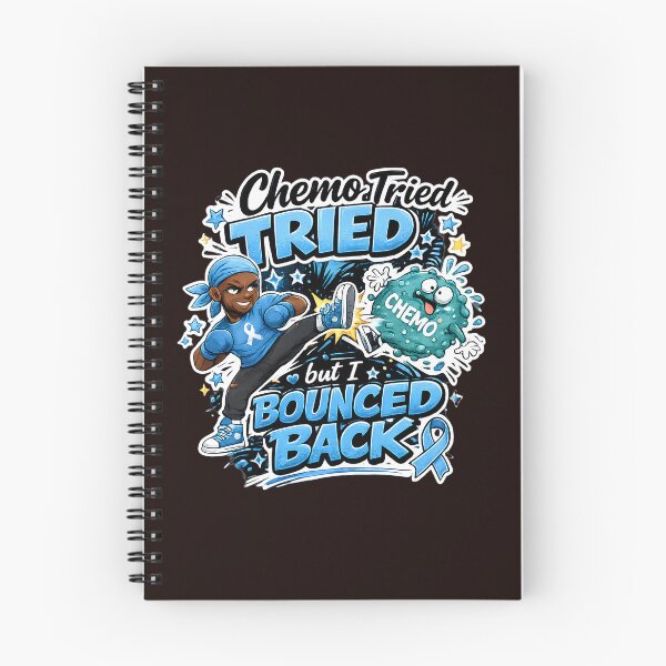 Item preview, Chemo Tried But I Bounced Back Funny Cancer Warrior Blue Ribbon Design designed and sold by WHDProduction45.