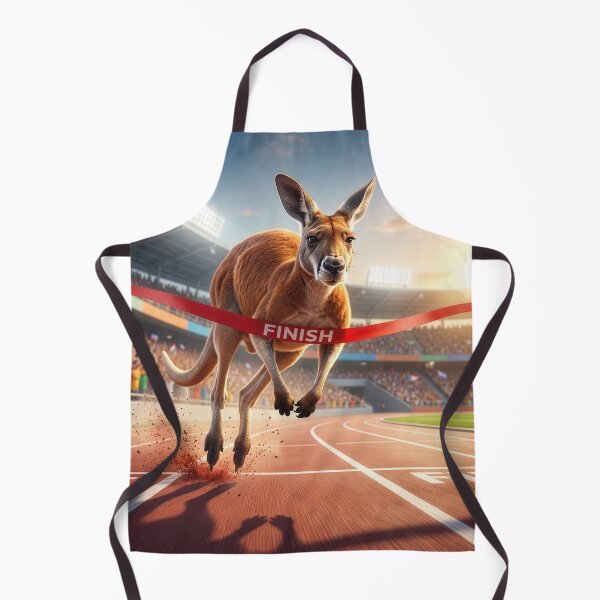 Item preview, Kangaroo Dominates Track Meet designed and sold by Tridentulus.