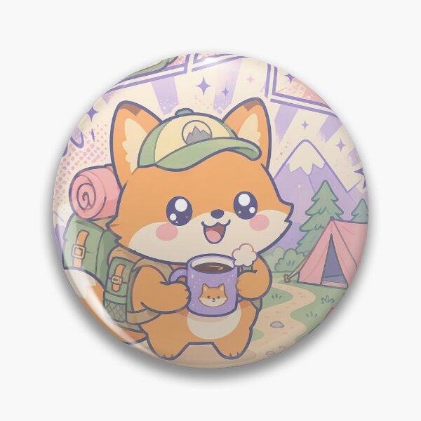 Item preview, Kawaii Fox Camping Adventure designed and sold by Gift Phrase Studio.