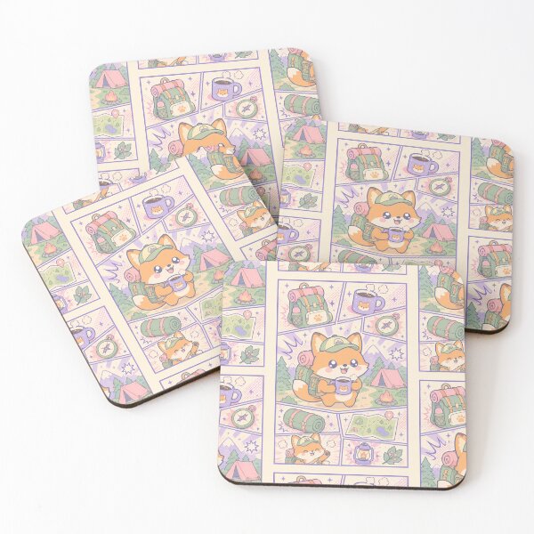Item preview, Kawaii Fox Camping Adventure designed and sold by Magmashup.
