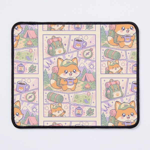 Item preview, Kawaii Fox Camping Adventure designed and sold by Gift Phrase Studio.