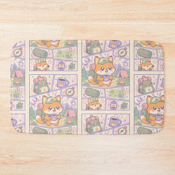 Item preview, Kawaii Fox Camping Adventure designed and sold by Gift Phrase Studio.