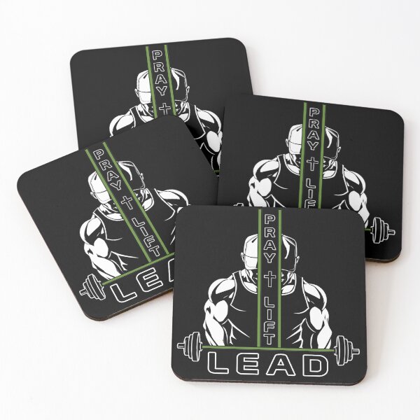 Item preview, Pray Lift Lead | Christian Gym - Faith Fitness Motivation  designed and sold by Bezuiden.