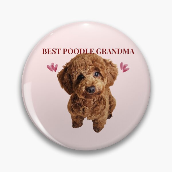 Item preview, Best Poodle Grandma Gift Funny Dog Print designed and sold by chaos-and-curls.