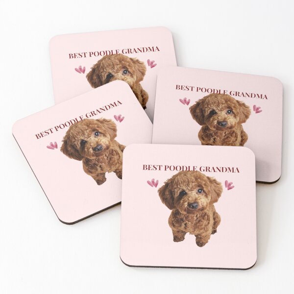 Item preview, Best Poodle Grandma Gift Funny Dog Print designed and sold by chaos-and-curls.