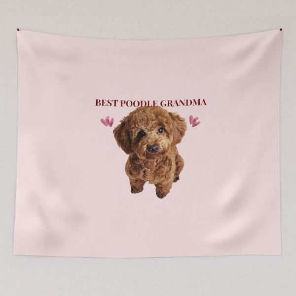 Item preview, Best Poodle Grandma Gift Funny Dog Print designed and sold by chaos-and-curls.