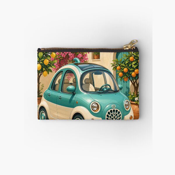 Item preview, Teal Courtyard Microcar designed and sold by aihrgdesign.