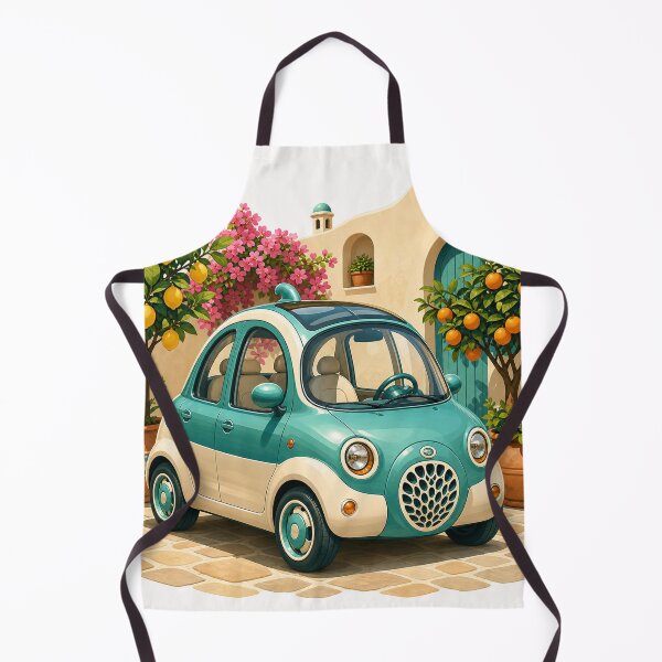 Item preview, Teal Courtyard Microcar designed and sold by aihrgdesign.