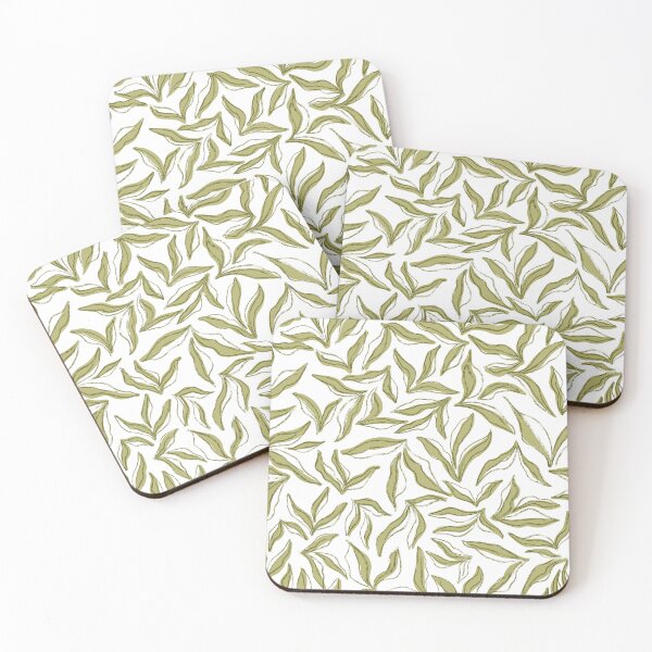 Item preview, Wild bedding - white  Beige Green designed and sold by Fabricatemyart.