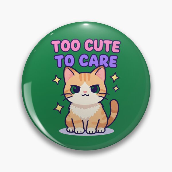 Item preview, Too Cute to Care – Cute Sassy Orange Cat | Funny Kawaii Kitty Cartoon designed and sold by LisTworzy.