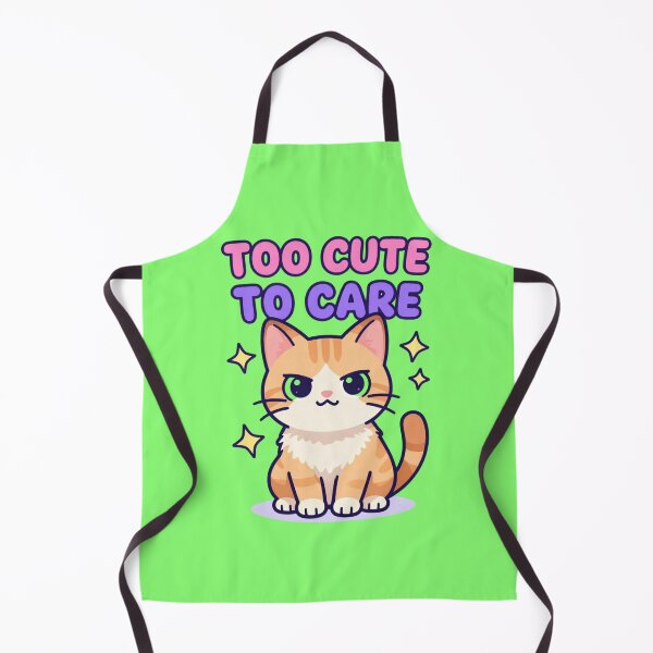 Item preview, Too Cute to Care – Cute Sassy Orange Cat | Funny Kawaii Kitty Cartoon designed and sold by LisTworzy.