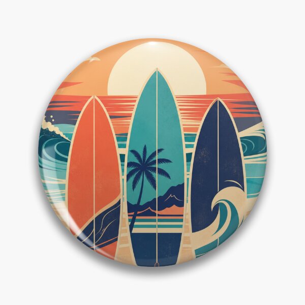 Item preview, Sunset Surfboard Triptych designed and sold by aihrgdesign.