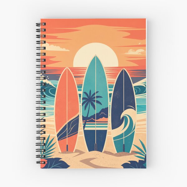Item preview, Sunset Surfboard Triptych designed and sold by aihrgdesign.