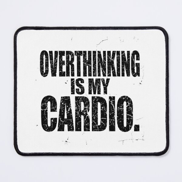 Item preview, Overthinking Still Champion Funny T-Shirt | Overthinker Humor | Sarcastic Typography | Mental Health Humor Graphic Tee designed and sold by Vvmd.