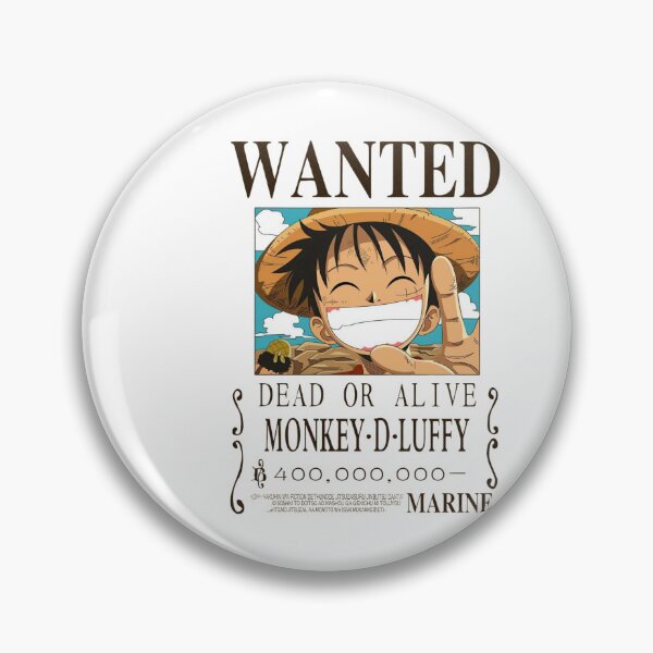 Item preview, Monkey D Luffy Wanted Poster designed and sold by nyxium-art.