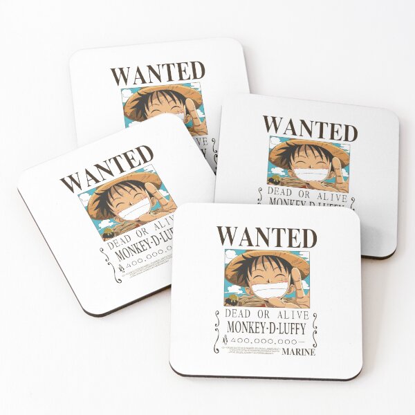 Item preview, Monkey D Luffy Wanted Poster designed and sold by nyxium-art.