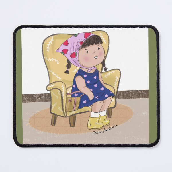 Item preview, Girl with headscarf designed and sold by arailustrada.
