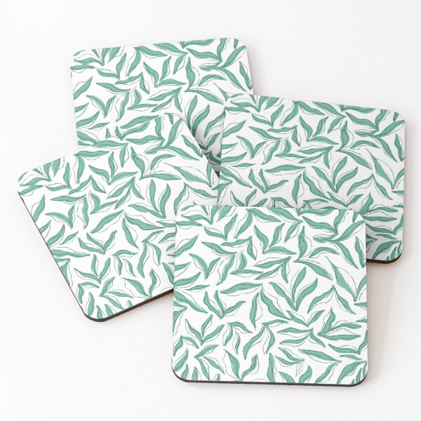 Item preview, Wild bedding - white  aqua jade designed and sold by Fabricatemyart.