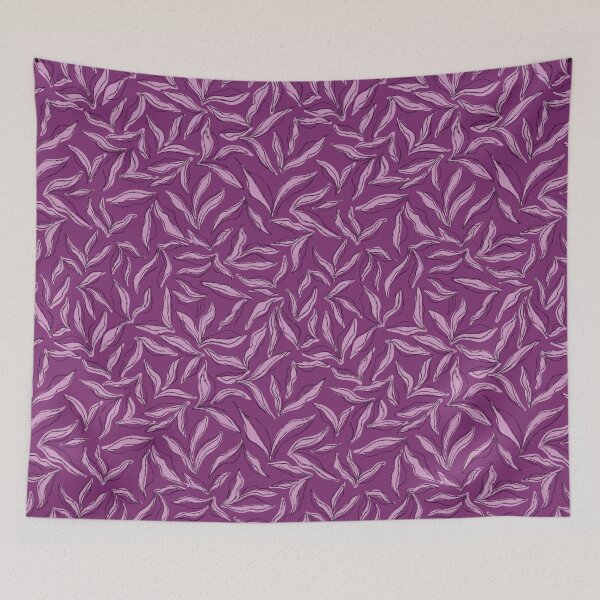 Item preview, Wild bedding - magenta purple designed and sold by Fabricatemyart.