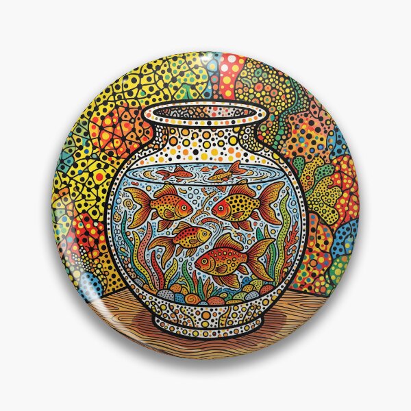 Item preview, Bowl Of Goldfish designed and sold by Home Decor Art.
