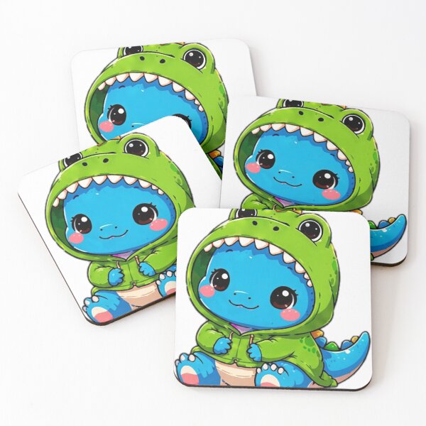 Item preview, Cute Baby Dinosaur in Dino Costume Sticker designed and sold by DailyDoodlesBySumbul.