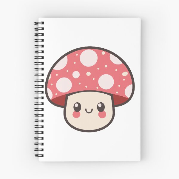 Item preview, Cute Kawaii Pink Mushroom Cartoon Character designed and sold by سله أرت.