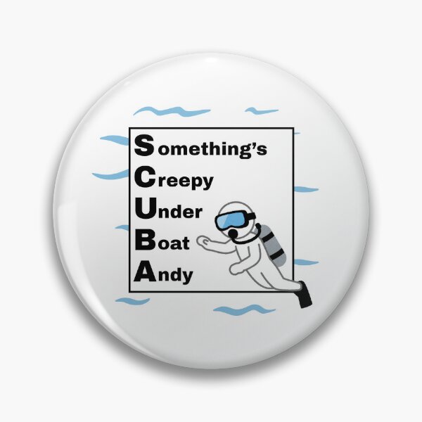 Item preview, Something's Creepy Under Boat Andy (SCUBA) designed and sold by Stepadoda.