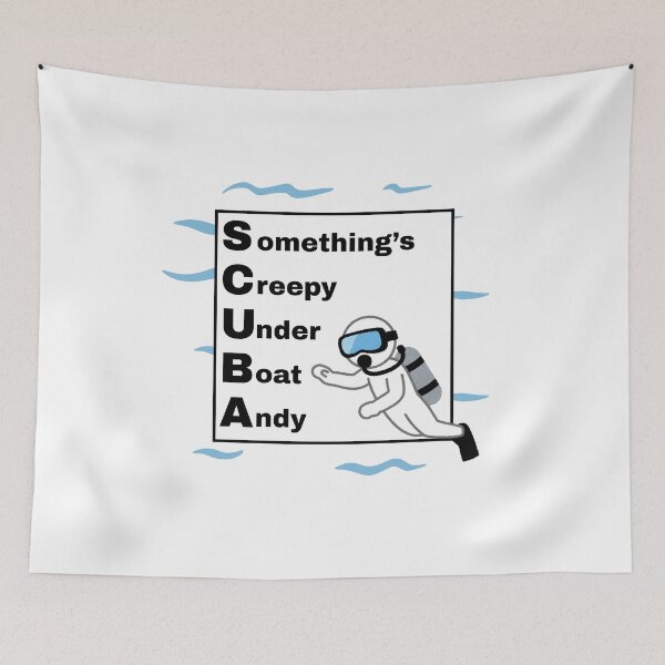 Item preview, Something's Creepy Under Boat Andy (SCUBA) designed and sold by Stepadoda.