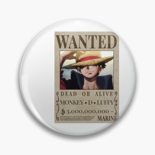 Item preview, Vintage Monkey D Luffy Wanted Poster designed and sold by nyxium-art.