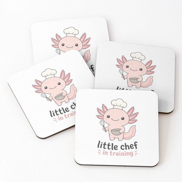 Item preview, Cute Cartoon Axolotl Chef with Whisk and Bowl, Little Chef in Training Isolated designed and sold by RGShirtWorks.