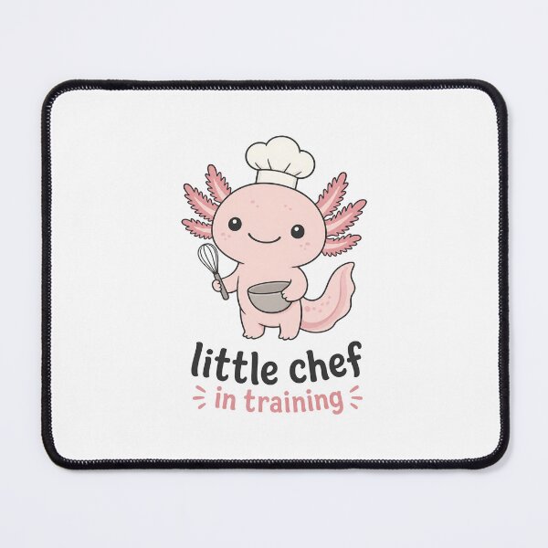 Item preview, Cute Cartoon Axolotl Chef with Whisk and Bowl, Little Chef in Training Isolated designed and sold by RGShirtWorks.
