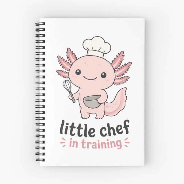 Item preview, Cute Cartoon Axolotl Chef with Whisk and Bowl, Little Chef in Training Isolated designed and sold by RGShirtWorks.