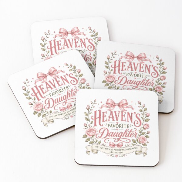 Item preview, Heaven's Favorite Daughter Isaiah 43:4 Christian Floral Feminine Faith Design designed and sold by SoulThread Studio.