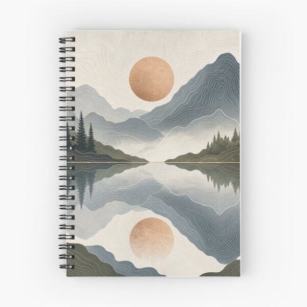 Item preview, Topographic Lake Reflection designed and sold by aihrgdesign.