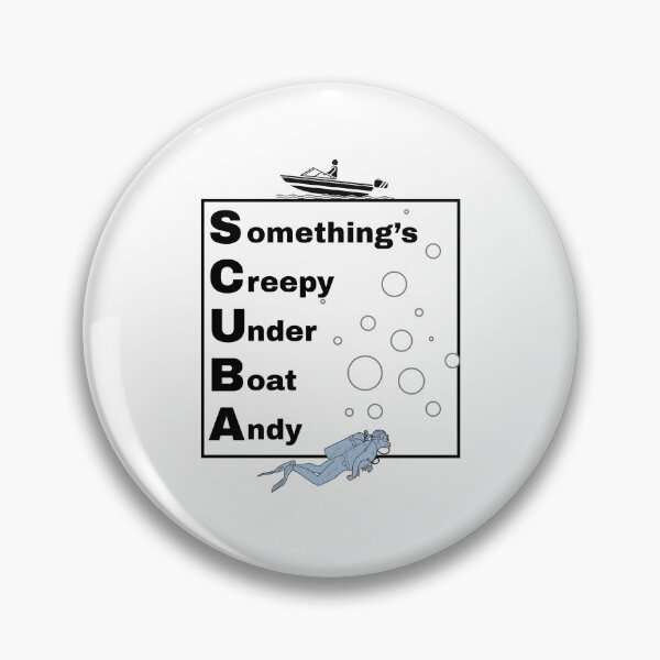 Item preview, Something's Creepy Under Boat Andy (SCUBA) designed and sold by Stepadoda.