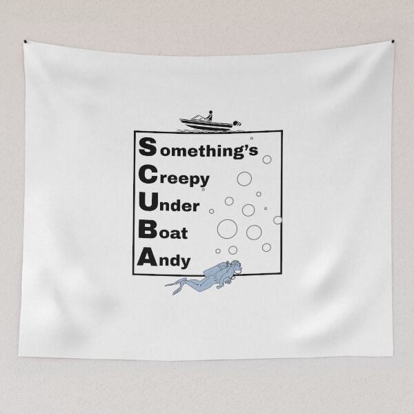 Item preview, Something's Creepy Under Boat Andy (SCUBA) designed and sold by Stepadoda.