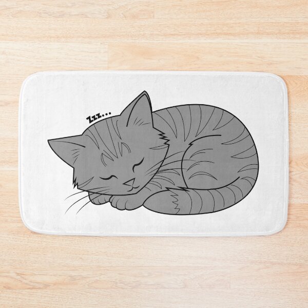 Item preview, Cozy sleeping kitty designed and sold by asterloom.