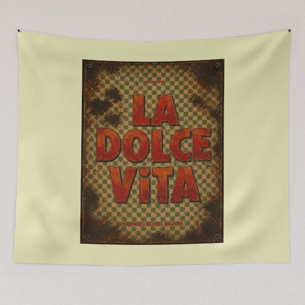 Item preview, La Dolce Vita Poster - Italian designed and sold by GoodOldVintage.
