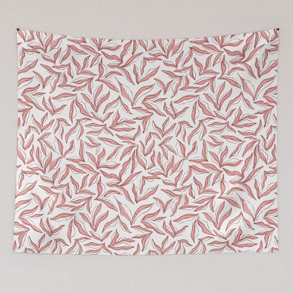 Item preview, Wild bedding - baby blush coral designed and sold by Fabricatemyart.